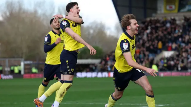Oxford players celebrate