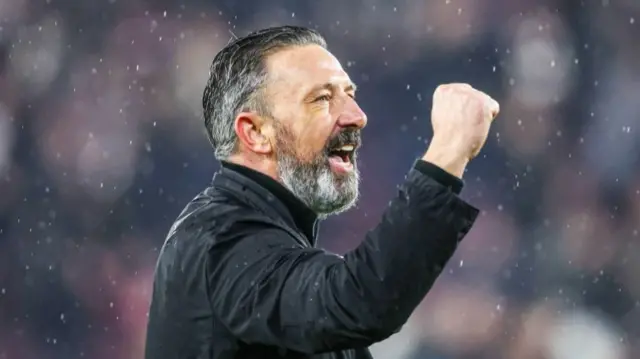 Hearts head coach Derek McInnes