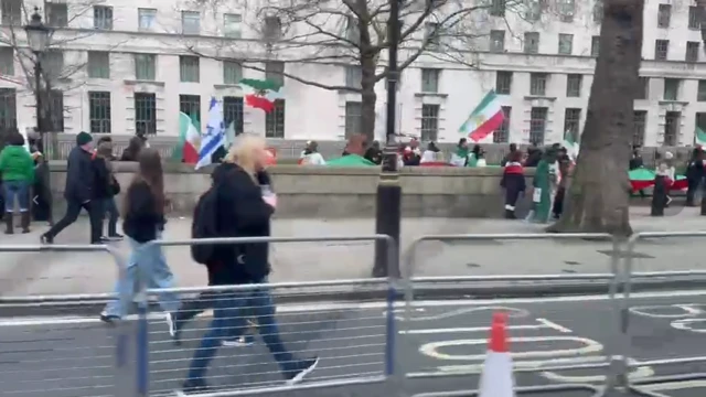 Protesters are gathering in central London