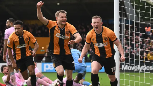 Cambridge players celebrate