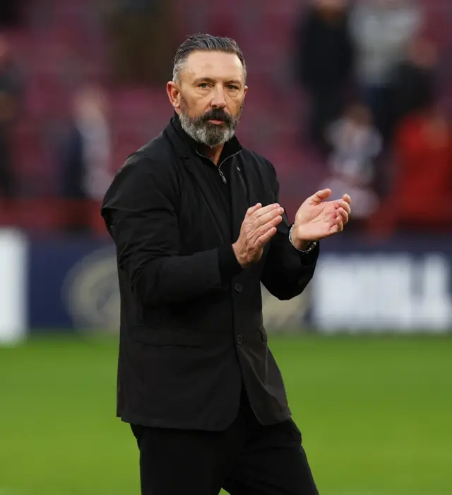 Hearts head coach Derek McInnes