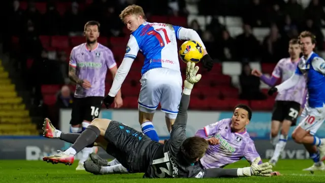 Blackburn v Sheff Wed match action