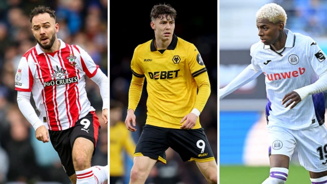 Adam Armstrong, Jacob Strand Larsen and Nilson Angulo