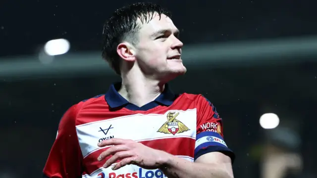 Owen Bailey celebrates scoring