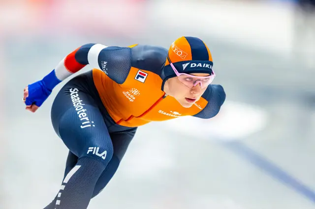 Joy Beune of the Netherlands competes
