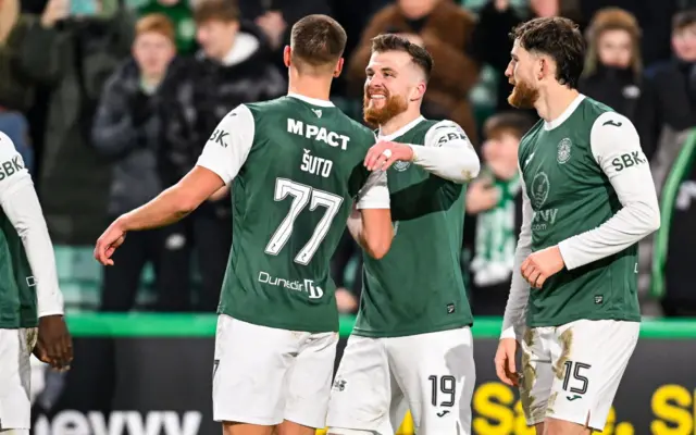 Nicky Cadden and Ante Suto celebrate