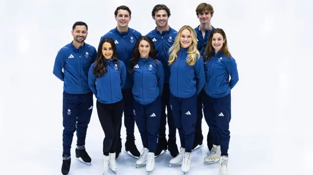 Team GB figure skating team