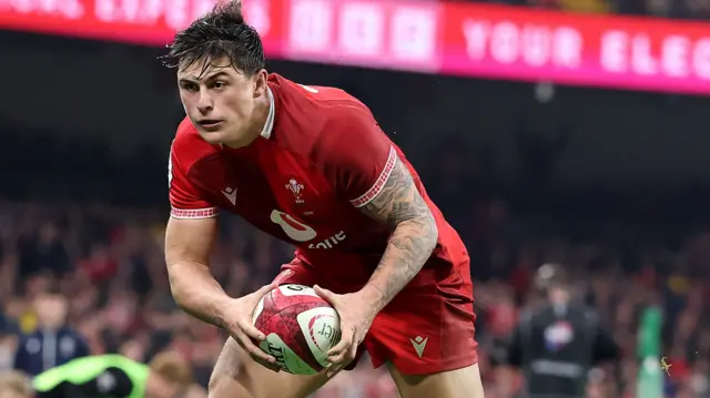 Louis Rees-Zammit for Wales