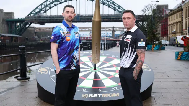 Luke Humphries and Gerwyn Price