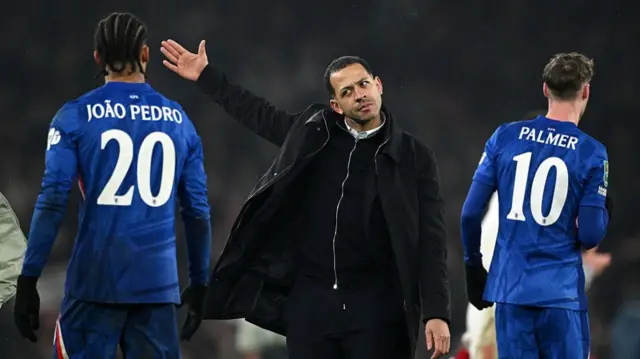 Liam Rosenior post match against Arsenal