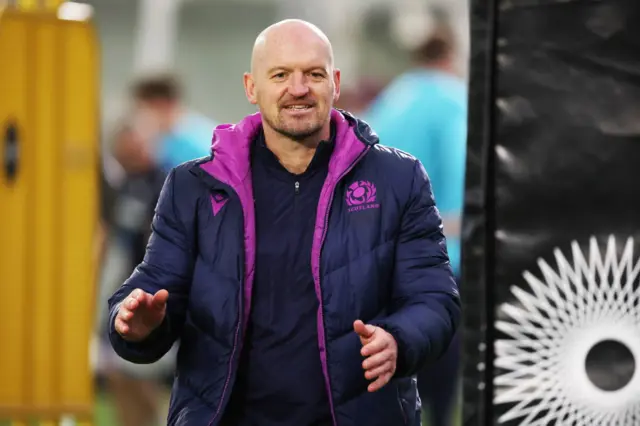 Scotland Head Coach Gregor Townsend during a Scotland Rugby training session at the Oriam,