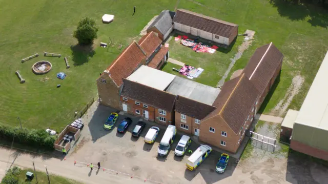 Police at Stathern holiday camp