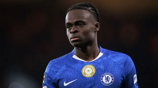 Tyrique George playing for Chelsea