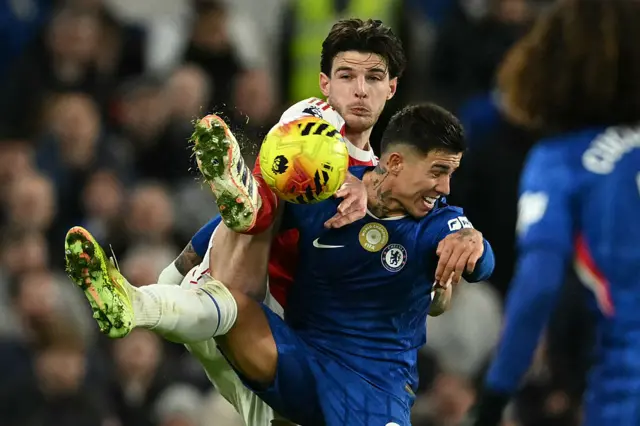 Declan Rice and Enzo Fernandez