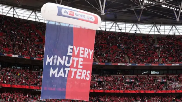 A banner showing the Every Minute Matters campaign