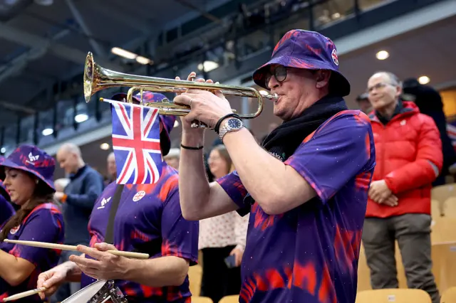 Fans of Team Great Britain