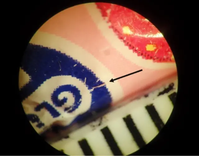 A close up of the sweet