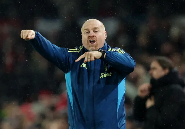 Dyche directs his players