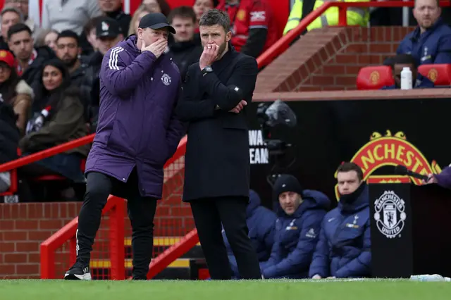 Steve Holland and Michael Carrick