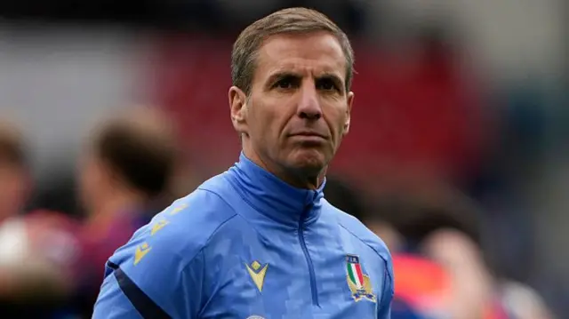 Italy head coach Gonzalo Quesada