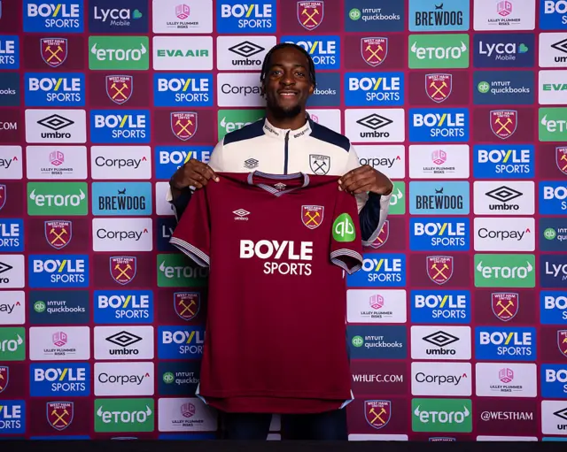 Axel Disasi holding West Ham top up