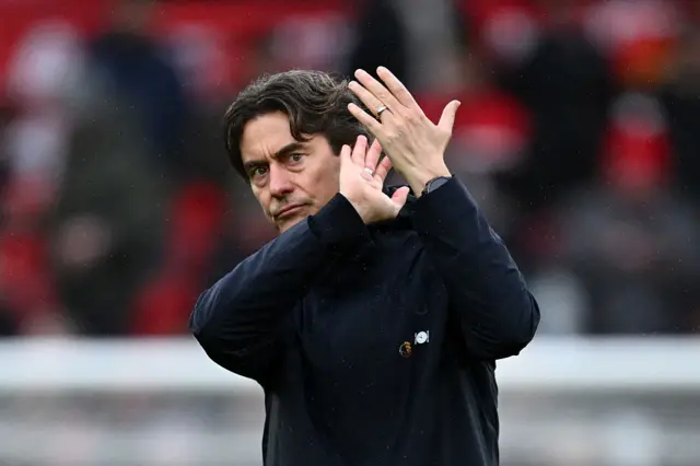 Tottenham head coach Thomas Frank