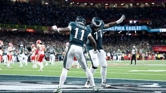 Philadelphia Eagles celebrate