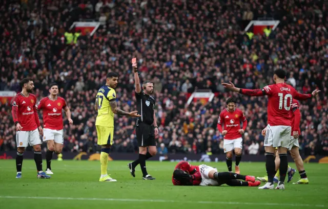 Romero is shown red