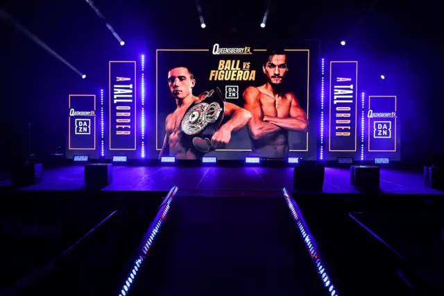 A screen showing images of Nick Ball and Brandon Figueroa next to each other