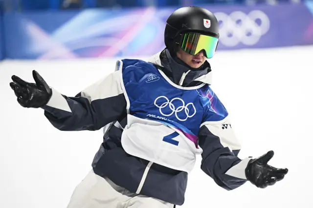 Ryoma Kimata of Team Japan reacts
