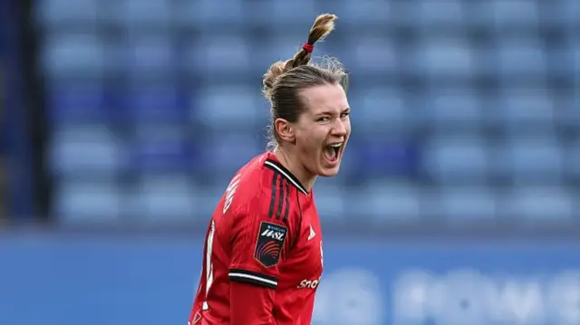 Elisabeth Terland celebrates