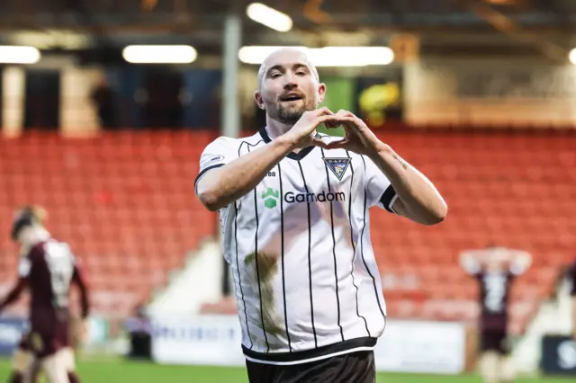 Chris Kane celebrates