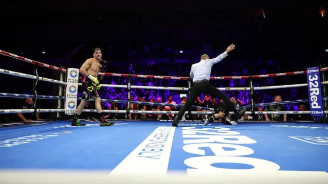 Brandon Figueroa celebrates victory