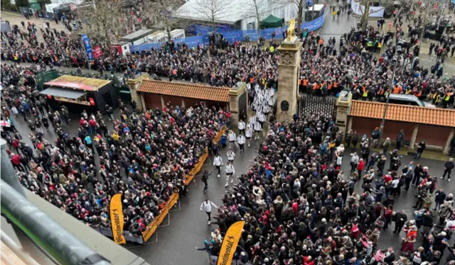 Bus parade