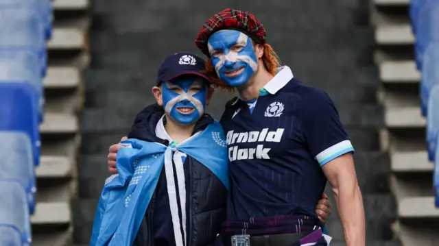 Scotland fans at Stadio Olimpico