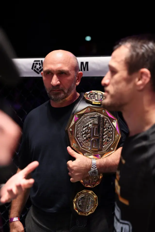 Usman Nurmagomedov's dad holds the PFL lightweight title