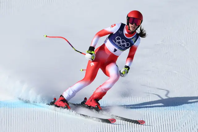 Swiss skier Malorie Blanc