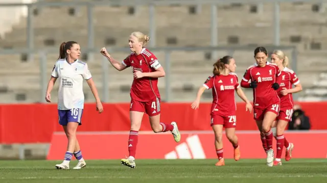 Grace Fisk celebrates