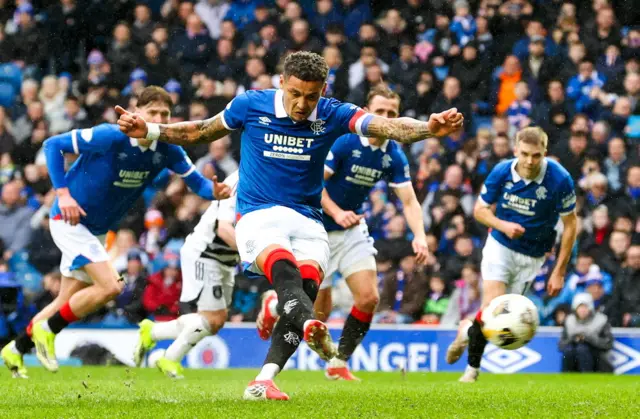 HT: Rangers 5-0 Queen's Park