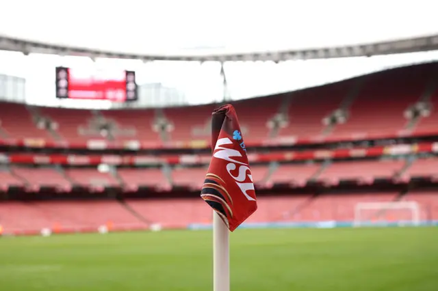Corner flag at the Emirates