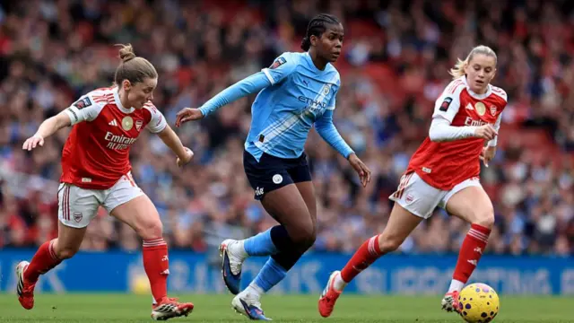 Bunny Shaw on the ball