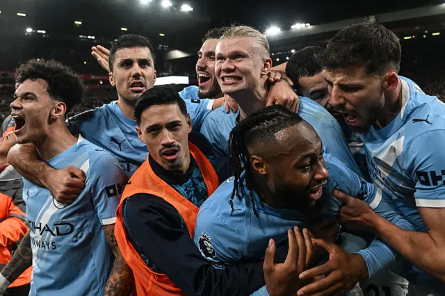 Manchester City celebrate