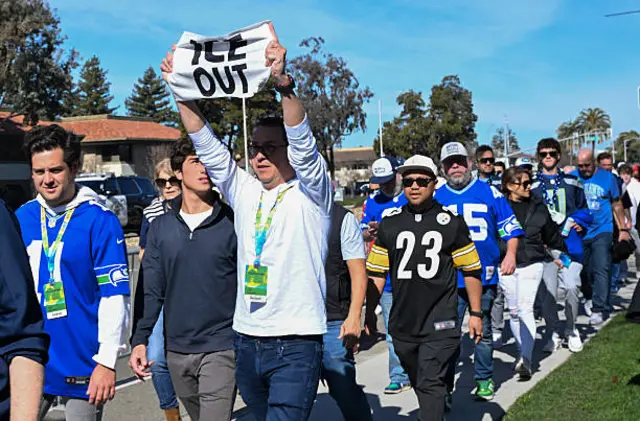 ICE out ahead of Superbowl