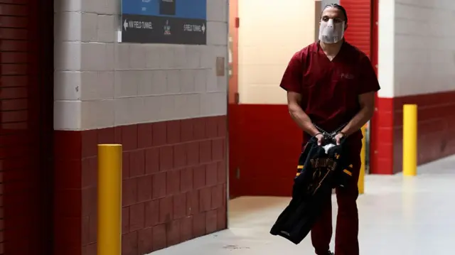 Mack Hollins arriving at the Super Bowl