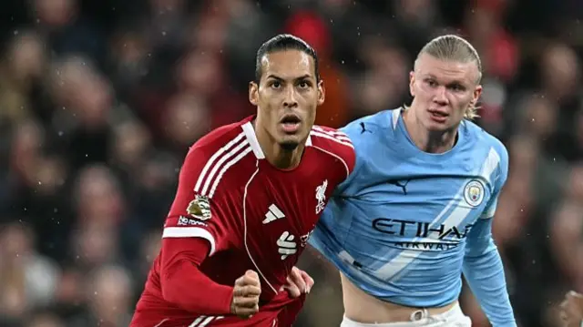 Virgil van Dijk and Erling Haaland