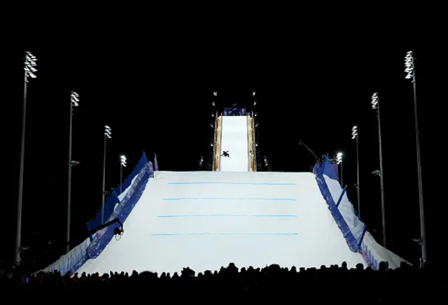 A general view as Mia Brookes of Team Great Britain competes in run
