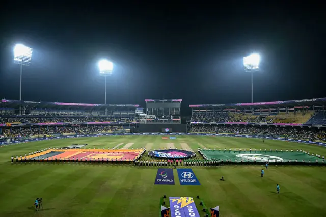 The view of the stadium in Colombo