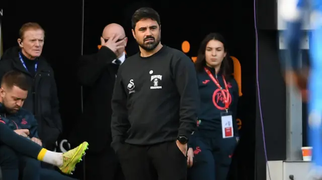 Swansea City head coach Vitor Matos