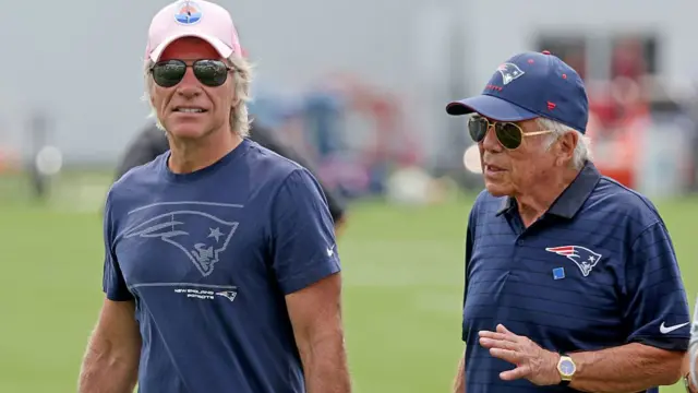 Jon Bon Jovi and Robert Kraft