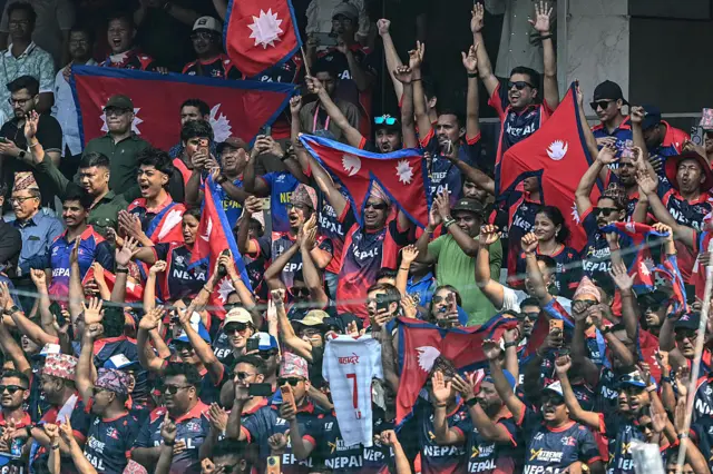 Nepal fans at Wankhede Stadium